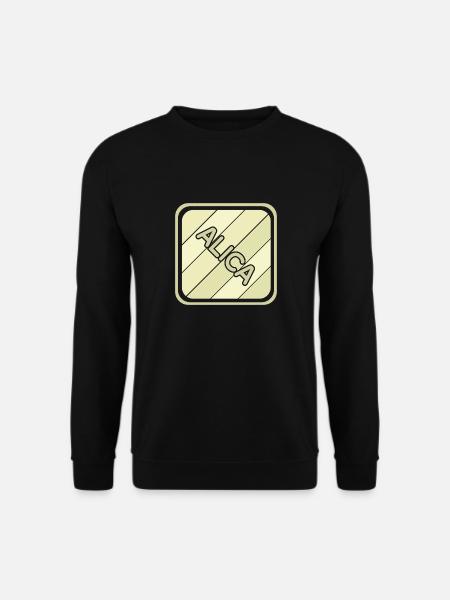 Maiden name Alica - Unisex Sweatshirt - black