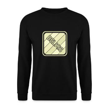 Belkis comme prénom de fille - Sweat-shirt Unisexe - noir - Devant - Alina (178cm) & Michal (187cm)