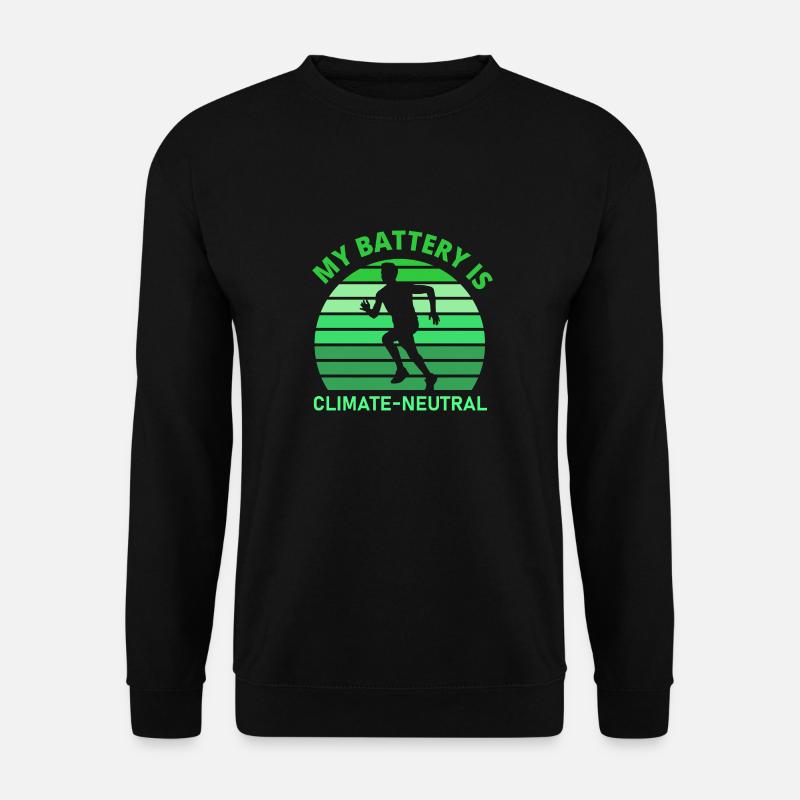 Race Jogging Climate Environment - Unisex Sweatshirt - black