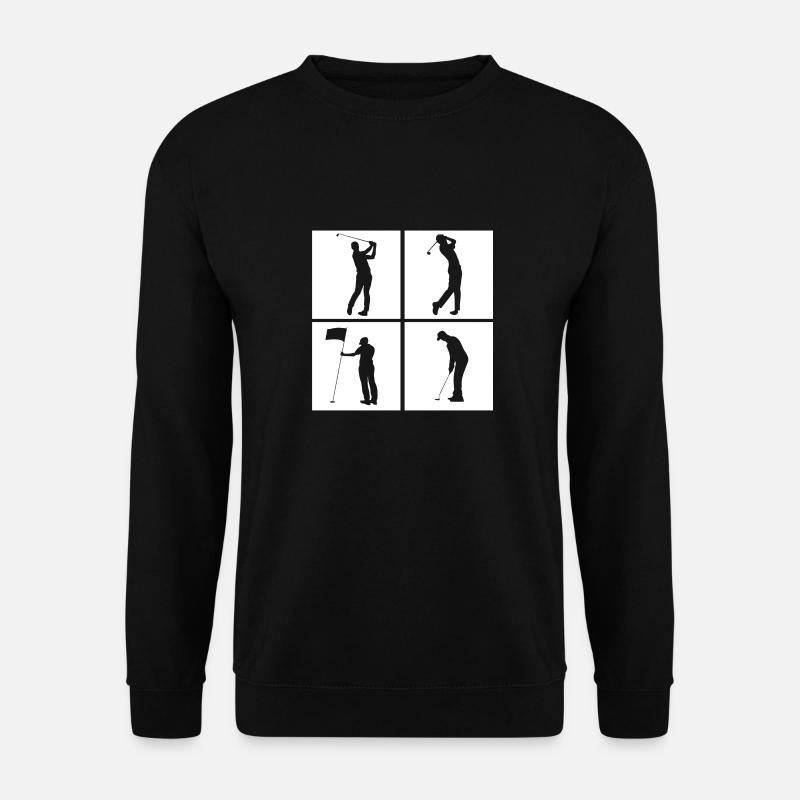 Golf Golfeur Golf - Sweat-shirt Unisexe - noir
