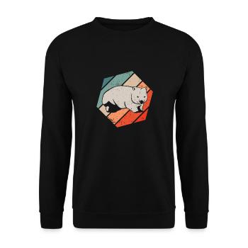Faune, animaux, nature, rongeurs, nature sauvage - Sweat-shirt Unisexe - noir - Devant - Alina (178cm) & Michal (187cm)