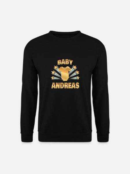 Naissance enceinte Bébé Andreas - Sweat-shirt Unisexe - noir