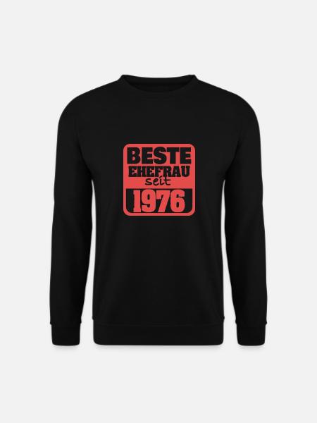 Witzig 1976 - Unisex Pullover - Schwarz