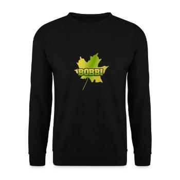 Ahornblatt Bobbi - Unisex Pullover - Schwarz - Vorne - Alina (178cm) & Michal (187cm)