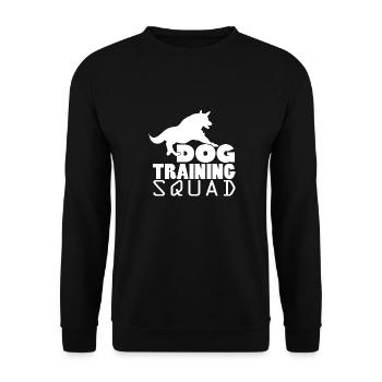 Dog Training Squad Professional Puppy Training - Unisex Sweatshirt - black - Front - Alina (178cm) & Michal (187cm)