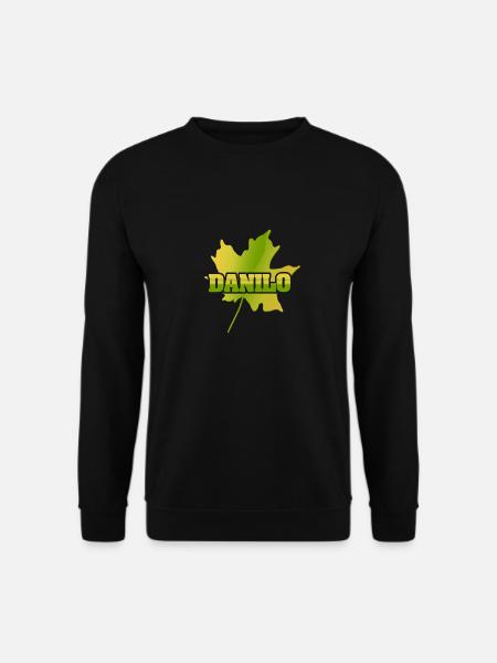 Maple leaf Danilo - Unisex Sweatshirt - black