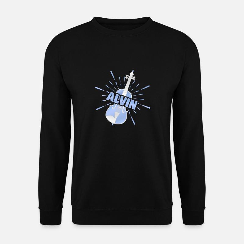 Geige Alvin - Unisex Pullover - Schwarz