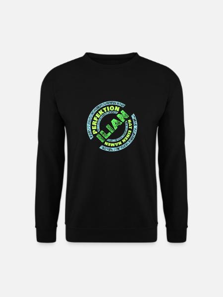 Perfektion Ilian - Unisex Pullover - Schwarz
