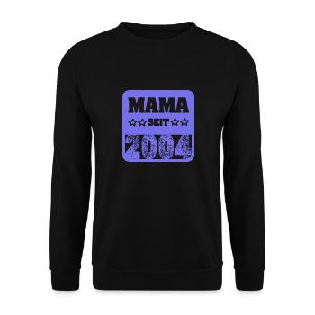 Muttertag 2004 - Unisex Pullover - Schwarz - Vorne - Alina (178cm) & Michal (187cm)