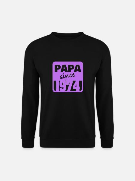 1974 - Sweat-shirt Unisexe - noir