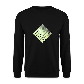Year1992 Year1992 - Unisex Sweatshirt - black - Front - Alina (178cm) & Michal (187cm)