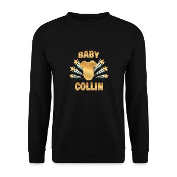 Naissance Collin - Sweat-shirt Unisexe - noir - Devant - Alina (178cm) & Michal (187cm)