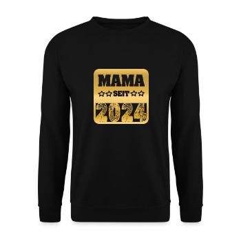 2024 - Unisex Pullover - Schwarz - Vorne - Alina (178cm) & Michal (187cm)