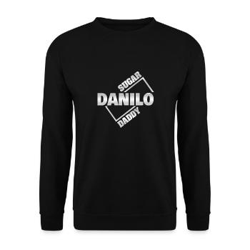 Sugardaddy Danilo - Unisex Pullover - Schwarz - Vorne - Alina (178cm) & Michal (187cm)