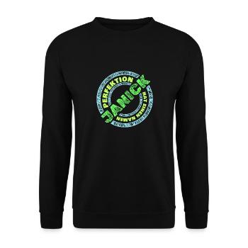 Stéphanie - Sweat-shirt Unisexe - noir - Devant - Alina (178cm) & Michal (187cm)