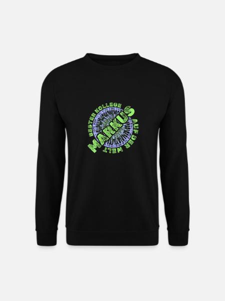 Markus als Mitarbeiter - Unisex Pullover - Schwarz