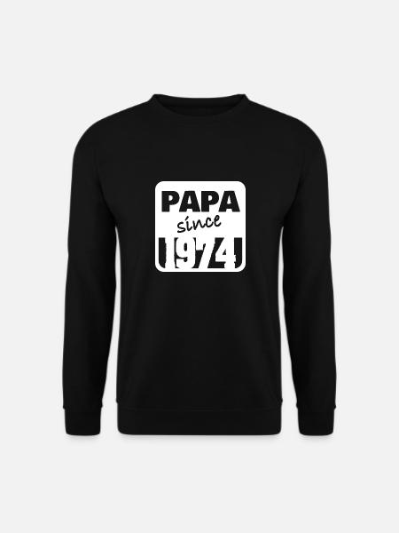 Papa 1974 - Unisex Sweatshirt - black