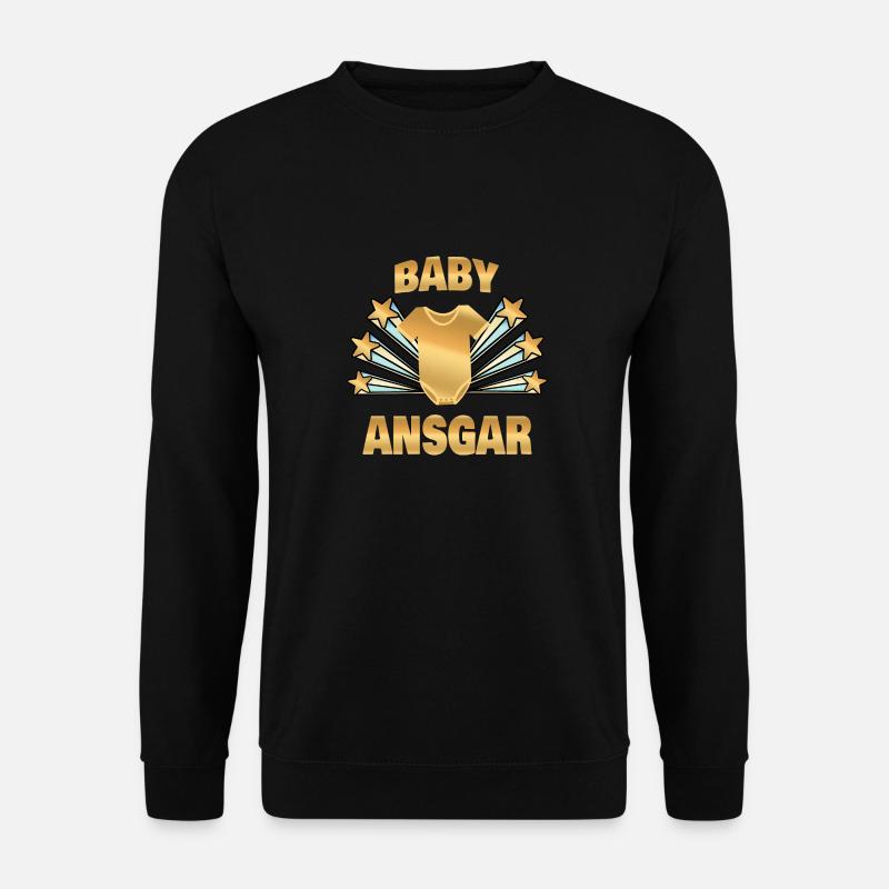 Gift for Ansgar - Unisex Sweatshirt - black