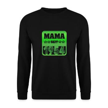 1954 - Unisex Sweatshirt - black - Front - Alina (178cm) & Michal (187cm)