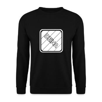Deina comme prénom de fille - Sweat-shirt Unisexe - noir - Devant - Alina (178cm) & Michal (187cm)