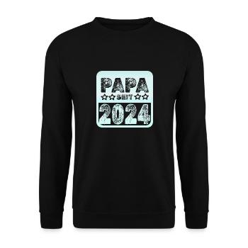 2024 - Unisex Sweatshirt - black - Front - Alina (178cm) & Michal (187cm)