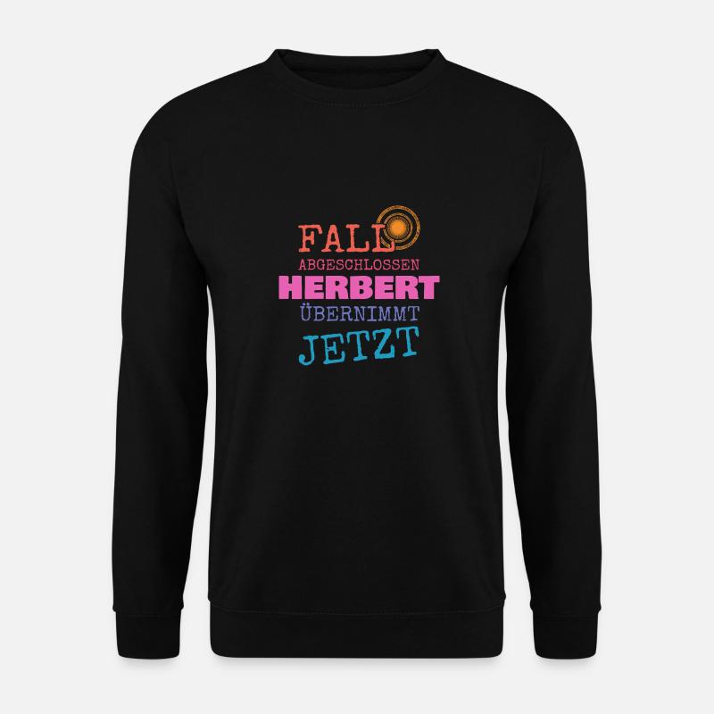 Prénom Herbert - Sweat-shirt Unisexe - noir