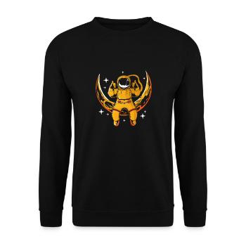 Univers du système solaire - Sweat-shirt Unisexe - noir - Devant - Alina (178cm) & Michal (187cm)