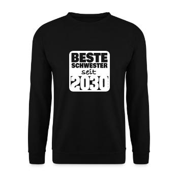 Siblings 2030 - Unisex Sweatshirt - black - Front - Alina (178cm) & Michal (187cm)