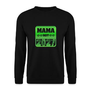 Mutter 2027 - Unisex Pullover - Schwarz - Vorne - Alina (178cm) & Michal (187cm)