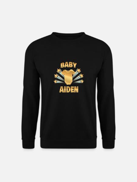 Aiden as a birth - Unisex Sweatshirt - black