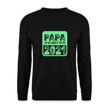 seit 2021 - Unisex Pullover - Schwarz - Vorne - Alina (178cm) & Michal (187cm)