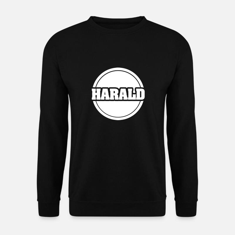 First name Harald - Unisex Sweatshirt - black