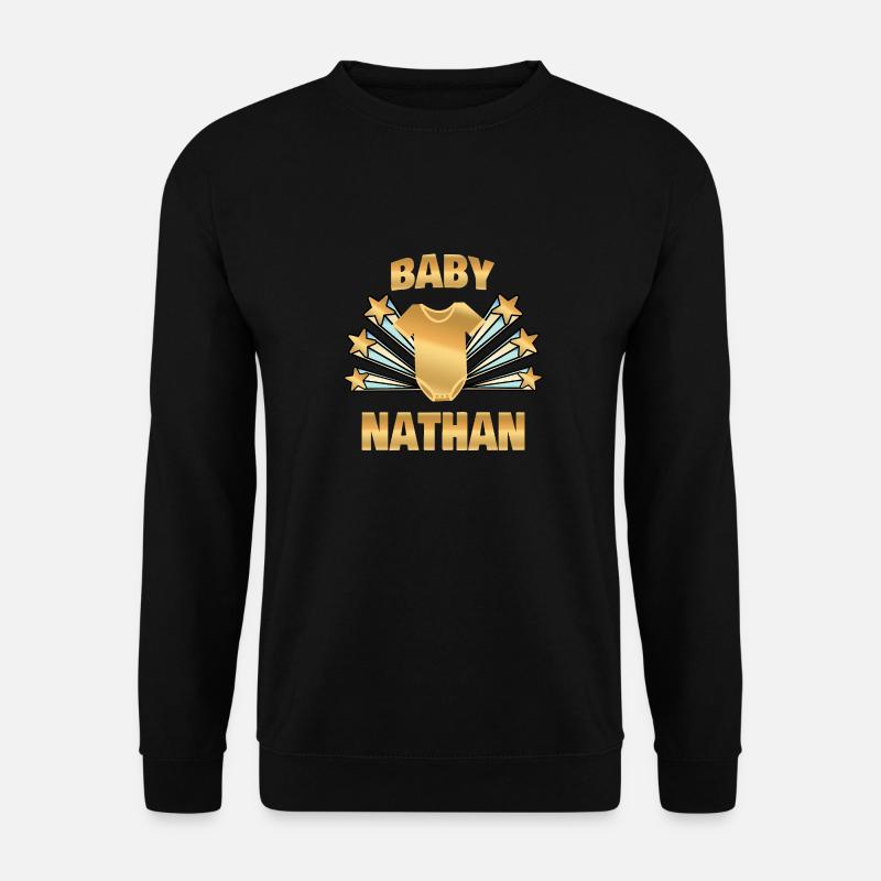 Nathan comme naissance - Sweat-shirt Unisexe - noir