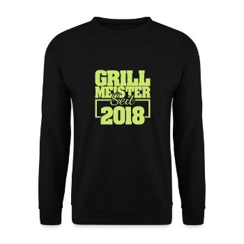 2018 - Unisex Pullover - Schwarz - Vorne - Alina (178cm) & Michal (187cm)