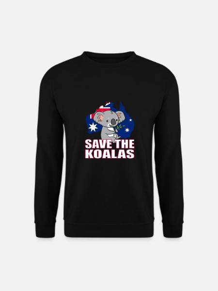 Koala - Save the Koalas. - Unisex Sweatshirt - black