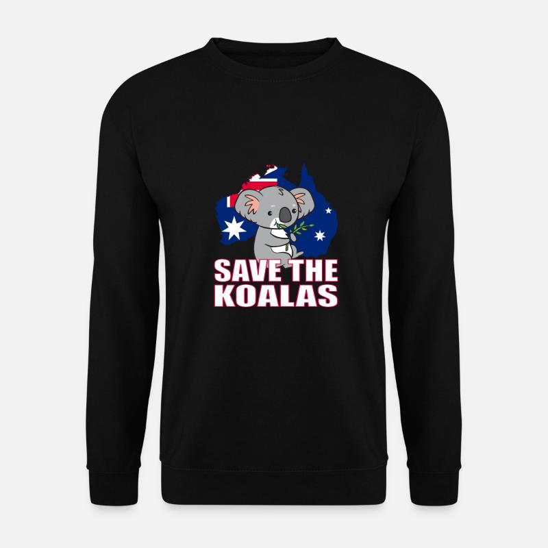 Koala - Save the Koalas. - Sweat-shirt Unisexe - noir