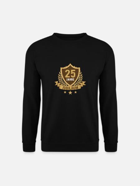 25 Jahre Jubiläum Firmenjubiläum Mitarbeiter - Unisex Pullover - Schwarz