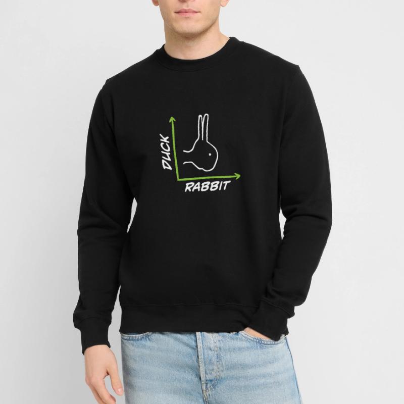 Science Nerd Duck Rabbit Physics Math Geek Unisex Sweatshirt