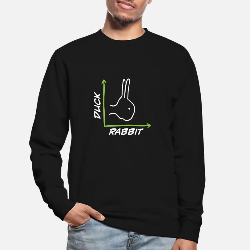 Science Nerd Duck Rabbit Physics Math Geek Unisex Sweatshirt