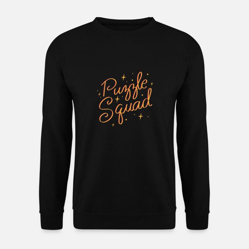 Puzzle Squad Puzzle Hobby Puzzle - Sweat-shirt Unisexe - noir