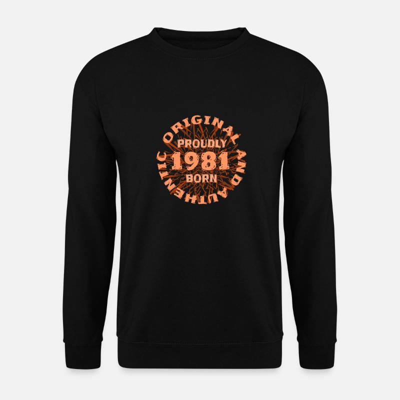 Année 1981 - Sweat-shirt Unisexe - noir