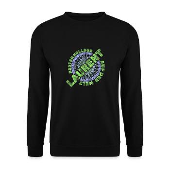 Job Laurent - Unisex Pullover - Schwarz - Vorne - Alina (178cm) & Michal (187cm)