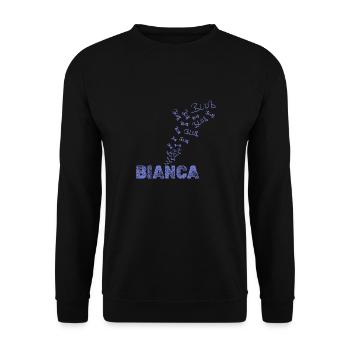 Sailing Bianca - Unisex Sweatshirt - black - Front - Alina (178cm) & Michal (187cm)