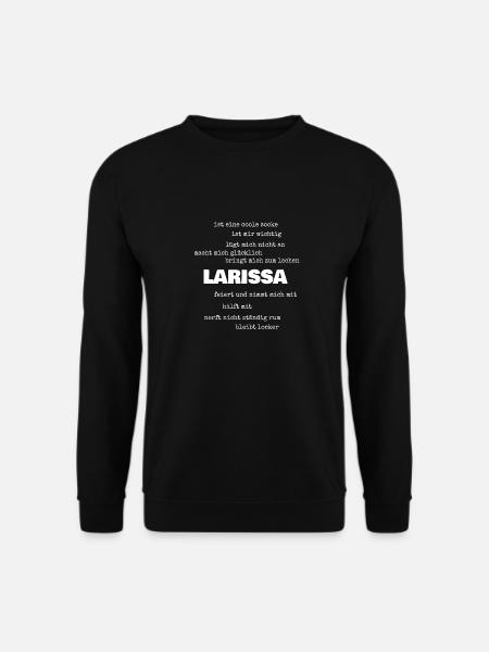 Devise pour Larissa Dictons Dire - Sweat-shirt Unisexe - noir
