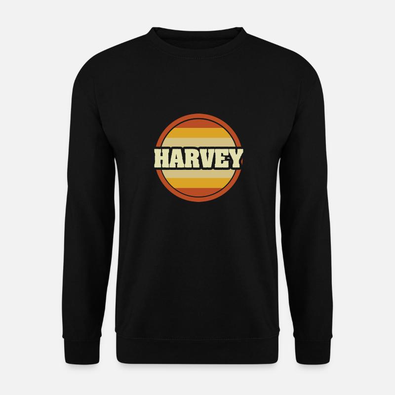 First name Harvey - Unisex Sweatshirt - black