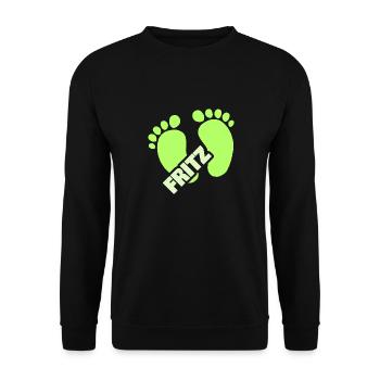 Cadeau pour Fritz - Sweat-shirt Unisexe - noir - Devant - Alina (178cm) & Michal (187cm)