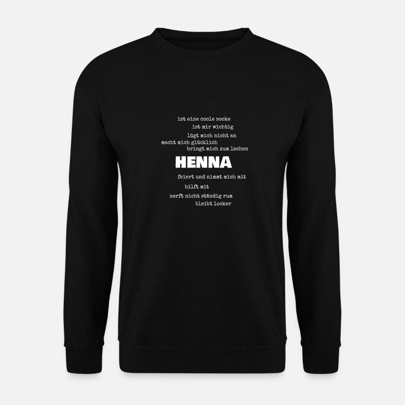 Proverbs Henna - Unisex Sweatshirt - black