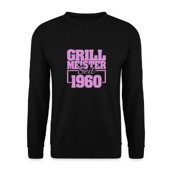 Barbecue 1960 - Sweat-shirt Unisexe - noir - Devant - Alina (178cm) & Michal (187cm)