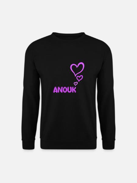 Gift for Anouk - Unisex Sweatshirt - black