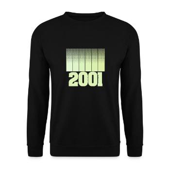 2001 - Unisex Sweatshirt - black - Front - Alina (178cm) & Michal (187cm)